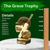 Grove Classic Cricket Real Wood Trophy