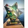 Liano Metal & Acrylic Fishing Star Trophy