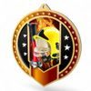 Sentinel Firefighters Stainless Steel Medal