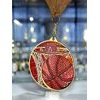 Aurum Basketball Stainless Steel Medal