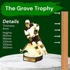 Grove Classic Ice Hockey Player Real Wood Trophy