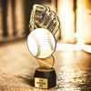 Frontier Classic Real Wood Baseball Trophy