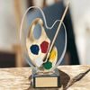 Chagall Art Handmade Metal Trophy