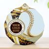 Dodeca Baseball Stainless Steel Logo Insert Medal