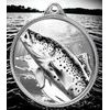 Trout Fishing Texture Classic Print Silver Medal