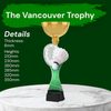 Vancouver Badminton Racket and Shuttlecock Gold Cup Trophy