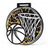 Giant Basketball Black Acrylic Medal