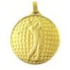 Diamond Edged Male Golf Ball Gold Medal
