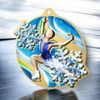 Aurum Ice Skating Figure Skater Stainless Steel Medal