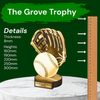 Grove Classic Baseball Real Wood Trophy