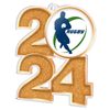 Rugby 2024 Acrylic Medal