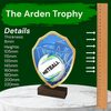 Arden Netball Real Wood Shield Trophy