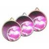 Hercules Texture Print Pink Disco Ball Medal