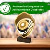 Arden Classic Archery Real Wood Shield Trophy