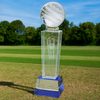 Tribute Crystal Cricket Trophy