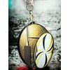 Rincon Classic Rugby Black Acrylic Medal