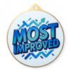 Quantum Most Improved Stainless Steel Medal