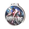 Habitat Wrestling Silver Eco Friendly Wooden Medal