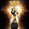 Vancouver Classic Pool Balls Gold Cup Trophy