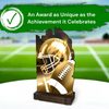 Shard Classic American Football Eco Friendly Wooden Trophy