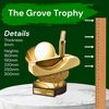 Grove Classic Golf Putter Real Wood Trophy