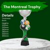 Montreal Pool Balls Silver Cup Trophy
