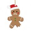 Funny Gingerbread Man Printed 2D Bauble