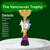 Vancouver Running Stopwatch Gold Cup Trophy