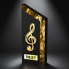 Spire Edge Metal & Wood Music Trophy