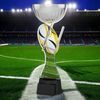 Montreal Rugby Ball and Goal Silver Cup Trophy