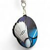 Rincon Colour Badminton Black Acrylic Medal