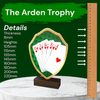 Arden Cards Real Wood Shield Trophy