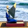 Barcelona Windsurfing Handmade Metal Trophy