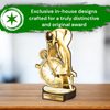 Grove Classic Female Swimmer Real Wood Trophy
