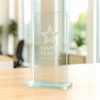 Tabor Engraved Glass Award