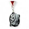 Rincon Silver 2nd Place Black Acrylic Medal