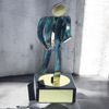 Toledo Business Person Handmade Metal Trophy