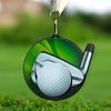 Rincon Colour Golf Black Acrylic Medal