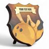 Heraldic Birchwood Tenpin Bowling Sepia Shield
