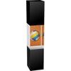 Staklo Black and Clear Solid Glass Cuboid Volleyball Trophy