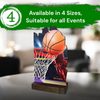 Shard Basketball Eco Friendly Wooden Trophy
