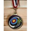 Hercules Texture Print Archery Medal