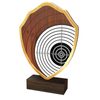 Arden Shooting Target Real Wood Shield Trophy