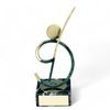 Bilbao Fishing Handmade Metal Trophy