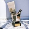 Cartagena Tennis Handmade Metal Trophy