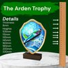Arden Ski Jumping Real Wood Shield Trophy