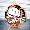 Aurum Karate Stainless Steel Medal