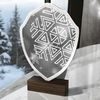 Arden Classic Winter Wonderland Real Wood Shield Trophy