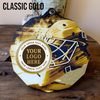 Dodeca Ice Hockey Goalkeeper Stainless Steel Logo Insert Medal