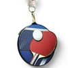 Rincon Colour Table Tennis Black Acrylic Medal